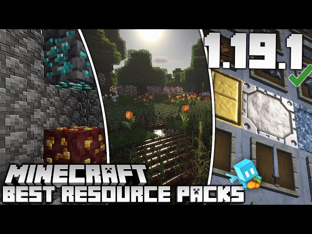 TOP 5 BEST MINECRAFT TEXTURE PACKS 1.19🏆 - Futureisloading