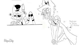 Alastor vs Phone #fyp #hazbinhotel #Alastor