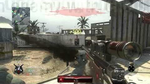 COD Black Ops - Firing Range - Big No Scope 2 - LMCx
