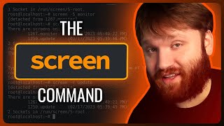 Run Terminals INSIDE Terminals | The Screen Command on Linux