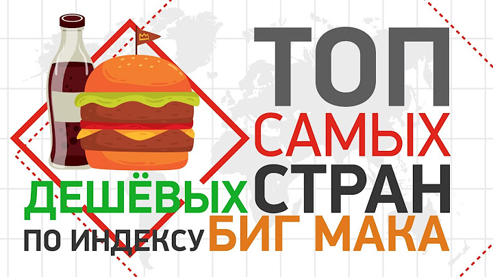 ТОП самых дешевых стран по индексу Биг Мака в 2020