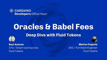 Fluid Tokens - Cardano Developer Office Hours