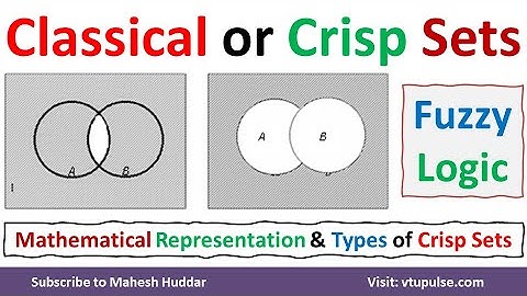 1. Introduction to Classical Sets or Crisp Sets in Fuzzy Set Fuzzy Logic by Mahesh Huddar