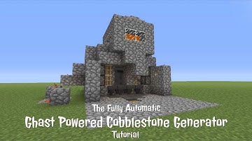 Minecraft: Automatic Ghast Powered Cobblestone Generator Tutorial | Java Edition