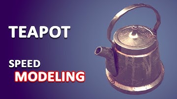 Autodesk Maya 2018 - Tea Pot Speed Modeling