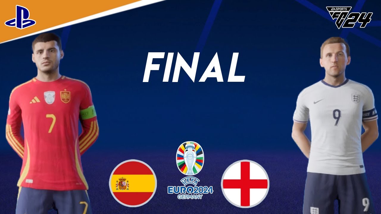 Fc 24 - EURO  Cup 2024 Spain Vs England | UEFA Euro Cup  Final | 4K Gameplay