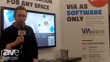 ISE 2017: Kramer Intros Kramer VIAware Collaboration Software Solution for Windows 10 PC