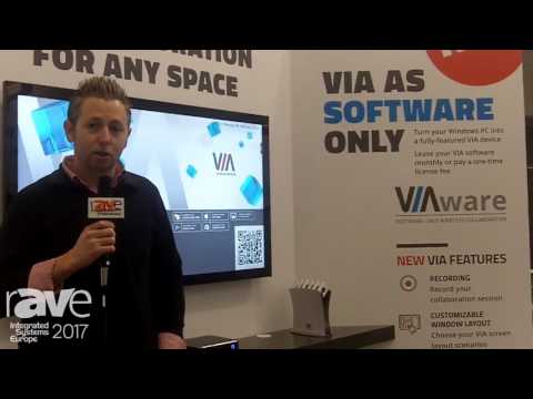 ISE 2017: Kramer Intros Kramer VIAware Collaboration Software Solution for Windows 10 PC