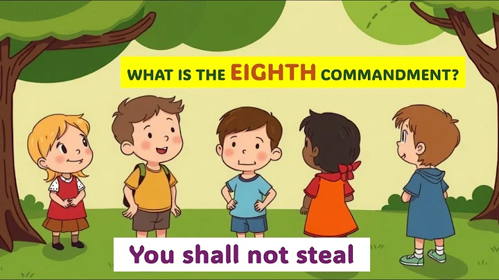 The Eighth Commandment for Kids I You Shall Not Steal | Bible Lesson for Children