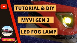 Tutorial & DIY - How To Install LED Lamp For MYVI Gen3 Fog Lamp