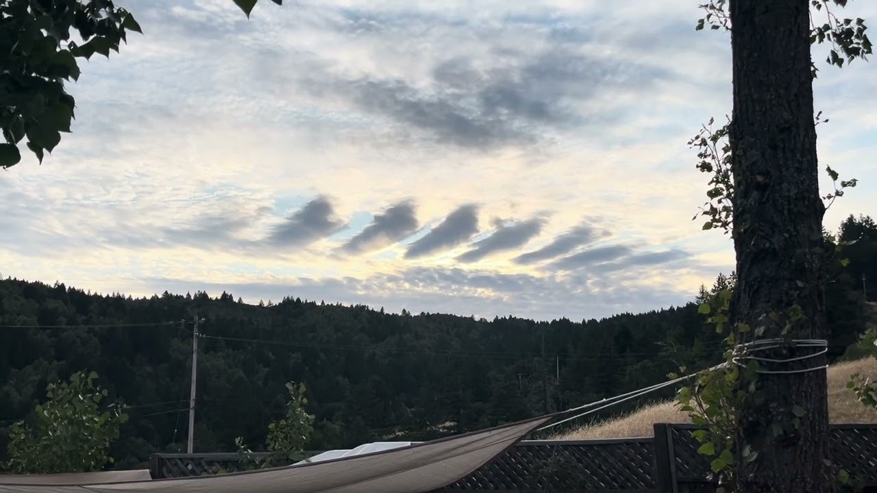 Cloud formation - strange Mendocino