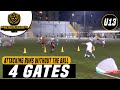 4 GATES | 3 ESSENTIAL Attacking Runs Without The Ball | U12+