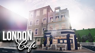 Bloxburg Speedbuild: London Café with Apartment || Part 1 of 2 Bloxburg Speedbuild: London Café with Apartment || Part 1 of 2