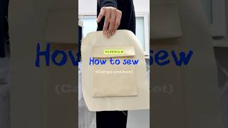 How to sew a cargo pocket