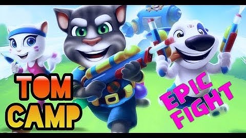 TALKING TOM CAMP EPIC FIGHT ( EPISODE 1 ) GAMEPLAY ANDROID/IOS ᴴᴰ 2018 | Apk Gaming