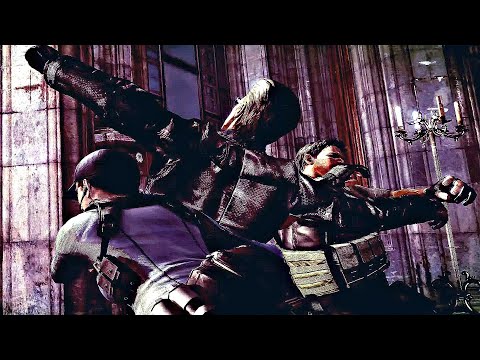 Jill Valentine Chris Redfield VS Albert Wesker Fight Resident Evil 5 Lost In Nightmares