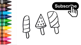 How To Draw And Paint Icecream