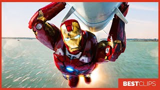 Iron Man Carries the Nuke - Hulk Saves Iron Man Scene | The Avengers (2012) Movie CLIP 4K