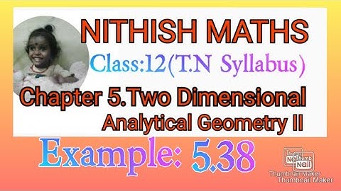 Class:12(Maths), Example 5.38, find focus given elliptical ceiling
