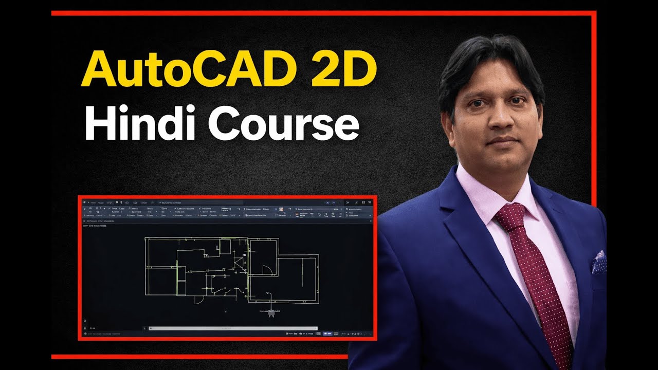 AutoCAD 2D Full Course in Hindi | Complete Training with Certificate ...