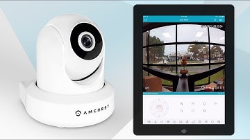 Amcrest IP Cameras - WiFi Mobile App Setup on iPad