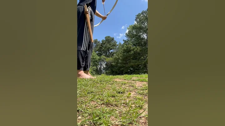 Testing new bow I made. #bowandarrow #archer #archery #arrow #robinhood