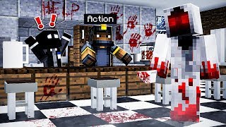 Working The NIGHT SHIFT at a Restaurant in Minecraft... *SCARY*