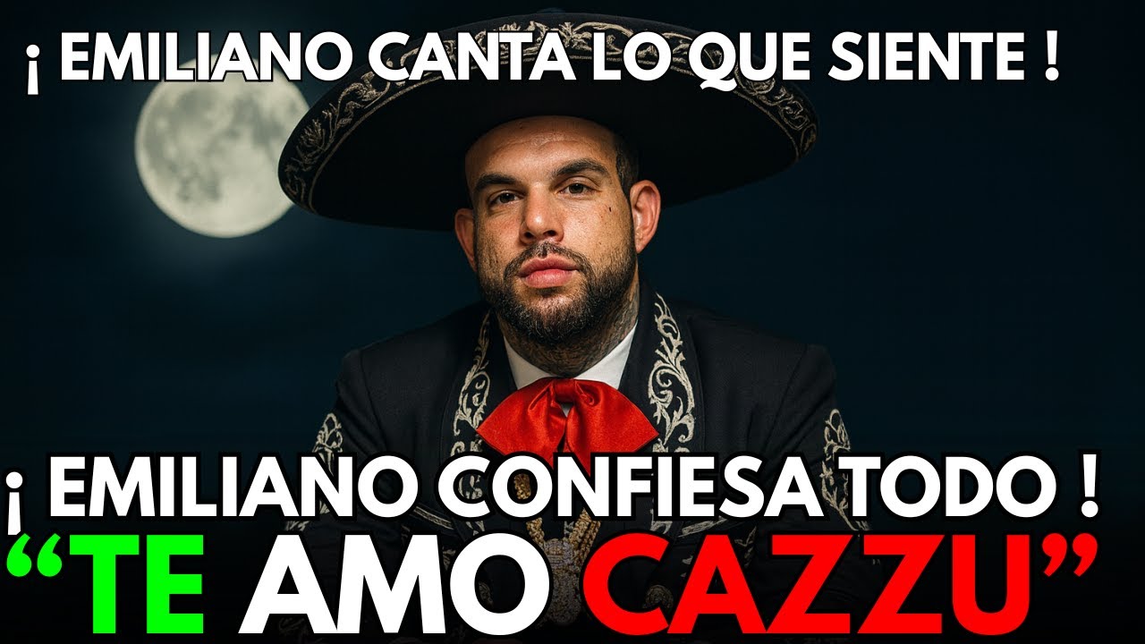 ¡BOMBA! EMILIANO AGUILAR CONFIESA LO QUE SIENTE POR CAZZU EN SU NUEVA CANCIÓN “TE AMO, CAZZU” 😱🎤❤️‍🔥