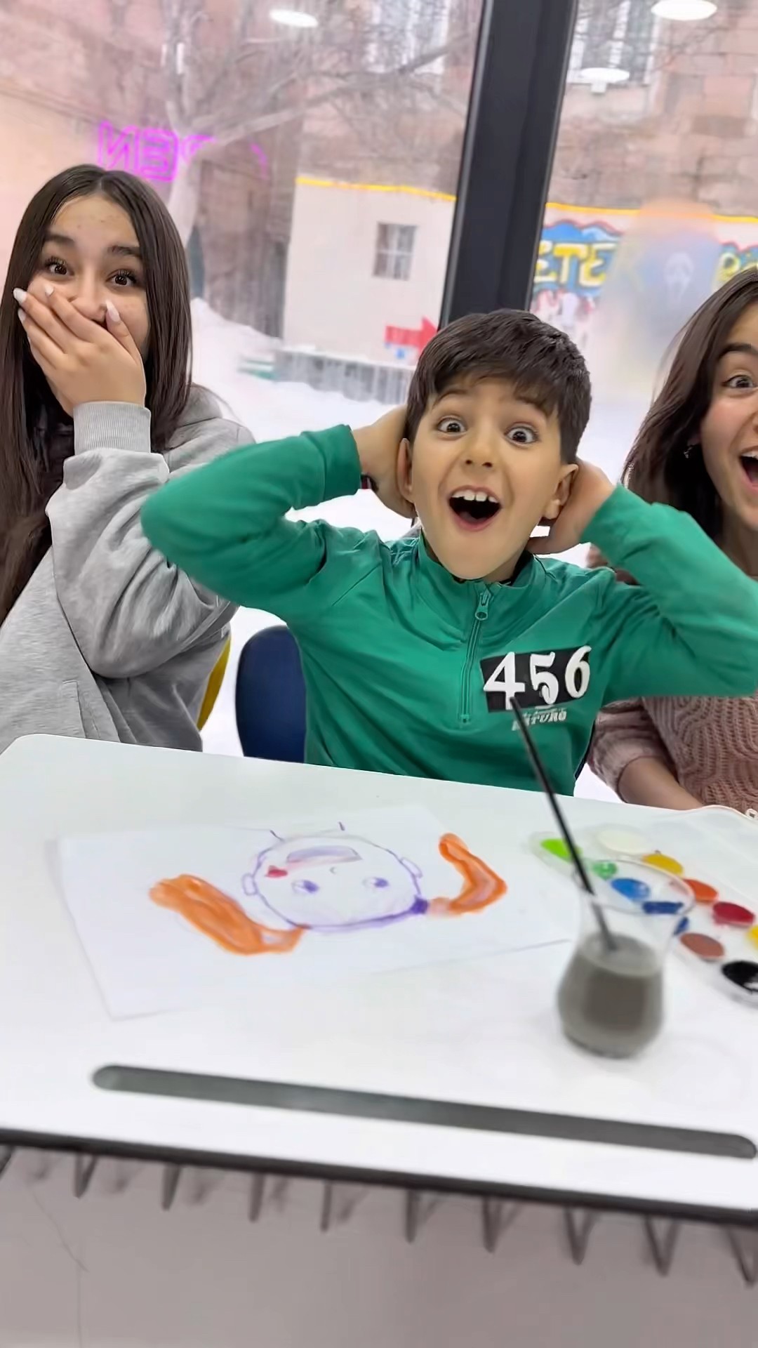 Magic drawing in the classroom??❤️