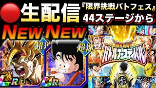 LIVE🔴負けたら即終了『49ステージ』新キャラ2体同時チャレンジ『バトルフェスティバル！！【ドッカンバトル】【地球育ちのげるし】