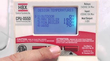 Boiler Staging with CPU 0550