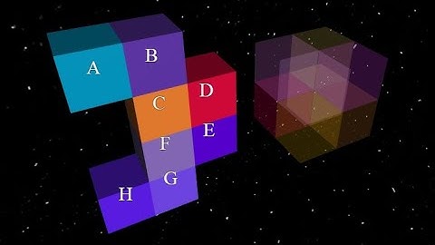 Cubes90 version 1 HTML threejs Puzzle game demonstration