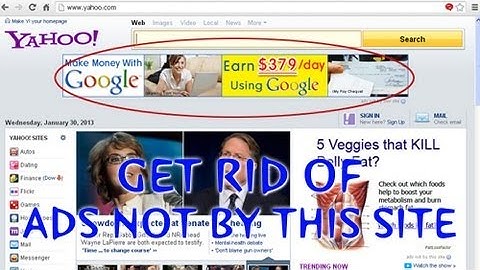 Remove "Ads not by this site" - Chrome / Firefox or Internet Explorer