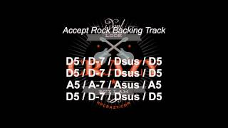 HPCrazy's Backing Track : Accept Rock ( 80's )