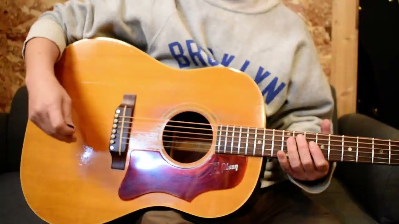 ギター Gibson J50 1969s VINTAGE/Gibson J-50【VINTAGE/1969年】@guitarshoptantan - YouTube