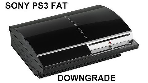Sony PlayStation 3 Fat: Downgrade to Firmware 3.55