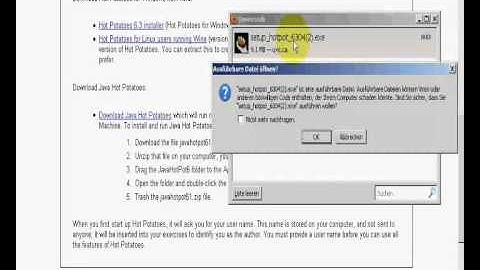 01 Hot Potatoes herunterladen und installieren.FLV