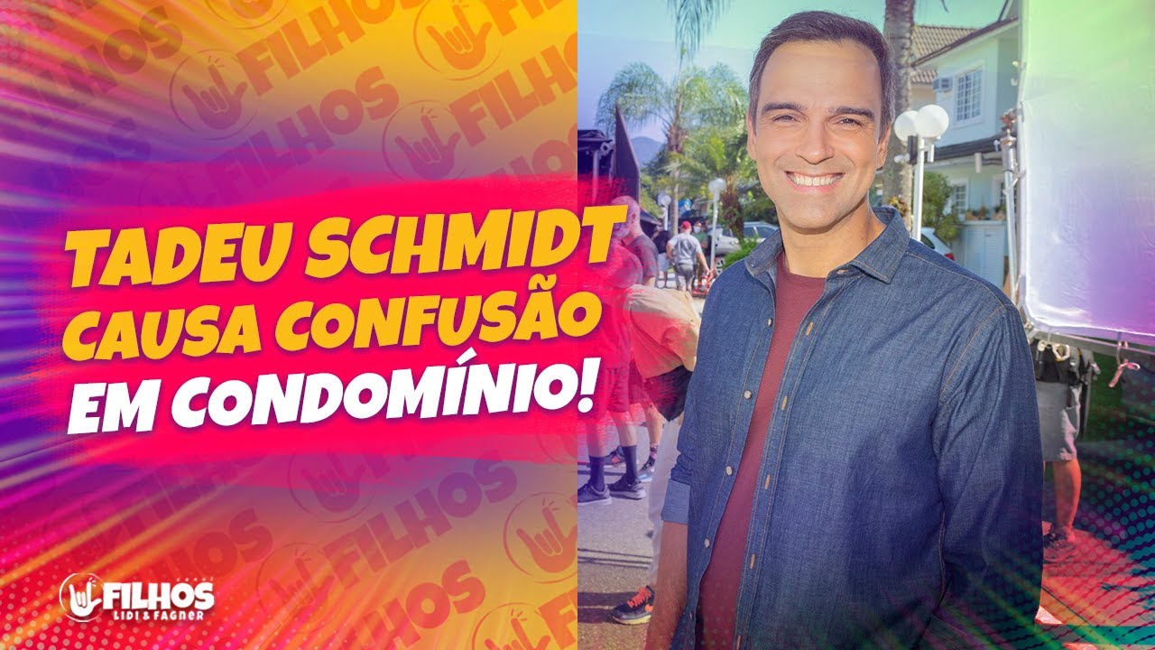 TADEU SCHMIDT revolta MORADORES de CONDOMÍNIO com GRAVAÇÃO ‧ Cortes Filhos #BBB | 🤟Filhos Canal