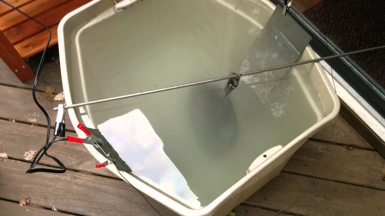 Cast Iron Pan Electrolysis YouTube