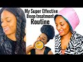 MY SUPER EFFECTIVE DEEP-TREATMENT ROUTINE TO REDUCE HAIR BREAKAGE| BLACK OWNED HAIRLINE