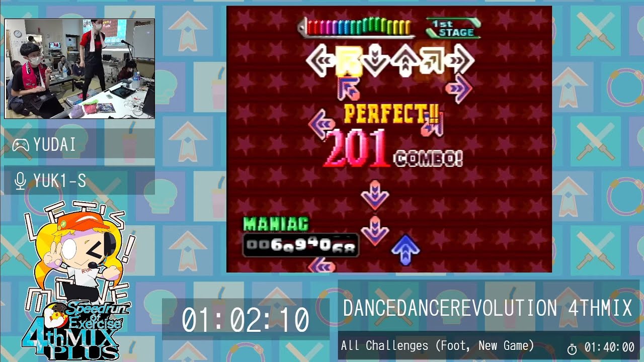 DanceDanceRevolution 4thMIX - Speedrun of Exercise 4thMIX+ - YouTube