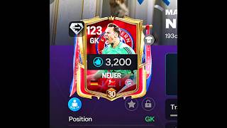 118 Neuer Must Have GK? 🤯 #shorts #fcmobile