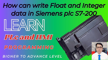 siemens plc s7-200 how can use integer and float data