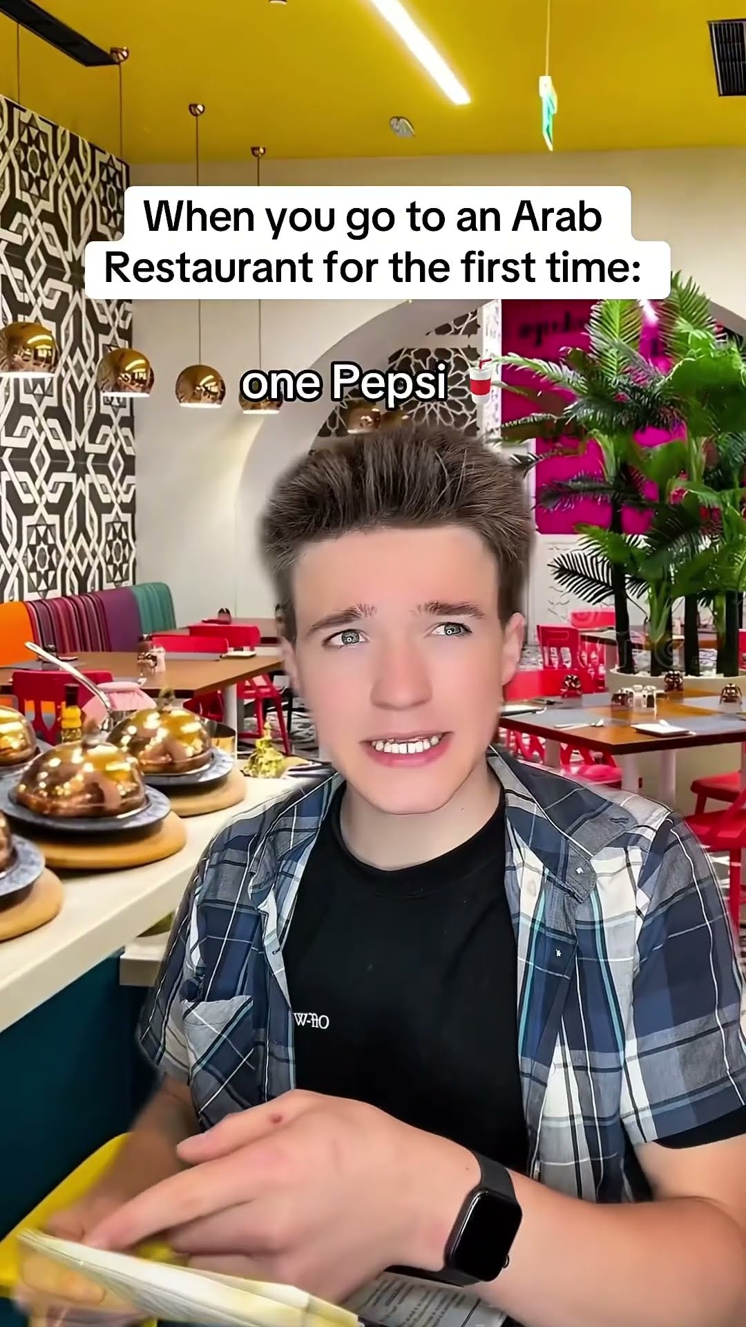 First time at a Arab Restaurant ?