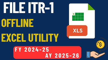 ITR-1 Filing Excel Utility FY 2024-25 & AY 2025-26 II ITR-1 File Kaise Kare 2024-25 II #itr