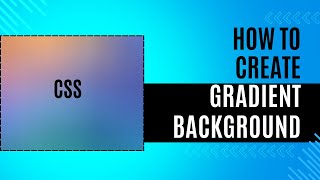 how to make Gradient background CSS | html css