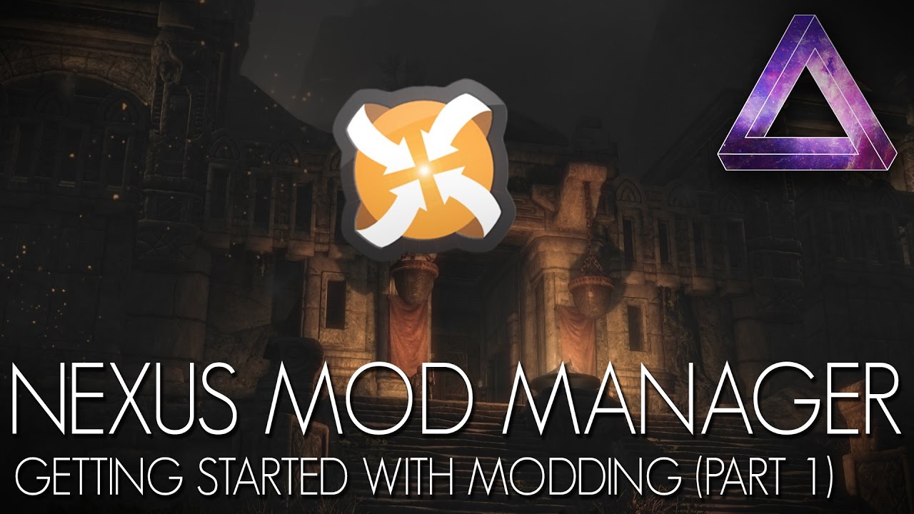 Skyrim Special Edition Mods Nexus Mod Manager Getting Started With Modding Part 1 Youtube