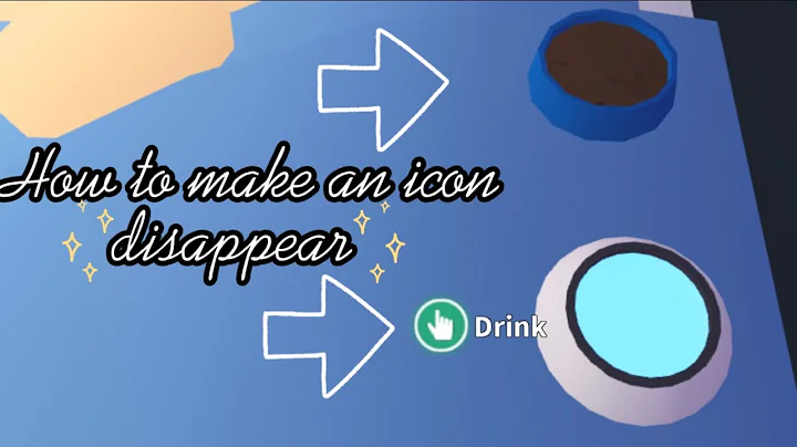 How to Make an Icon Disappear! Roblox Adopt Me