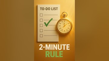 ⚡ The 2-Minute Rule That Will Change Your Productivity Forever