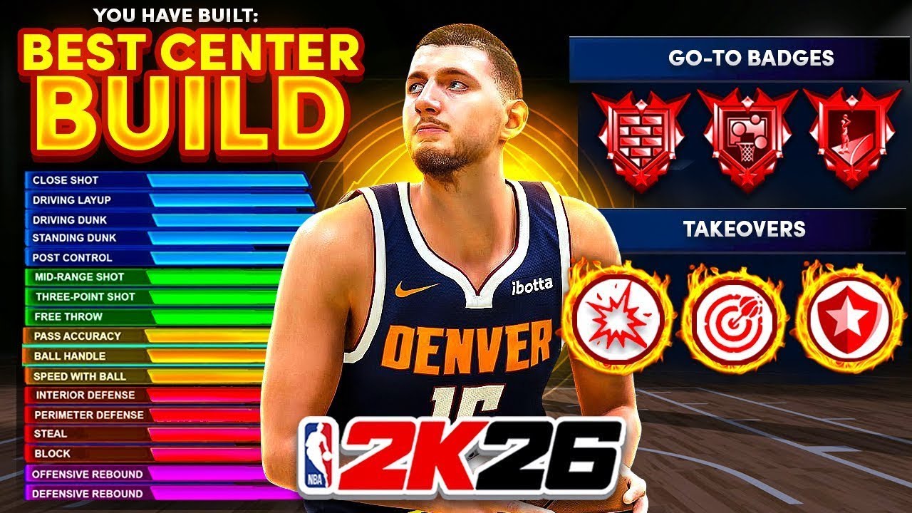 ЛУЧШИЙ ЦЕНТРОВОЙ В NBA 2K26 *НОВЫЙ ПОЛУБОГ*